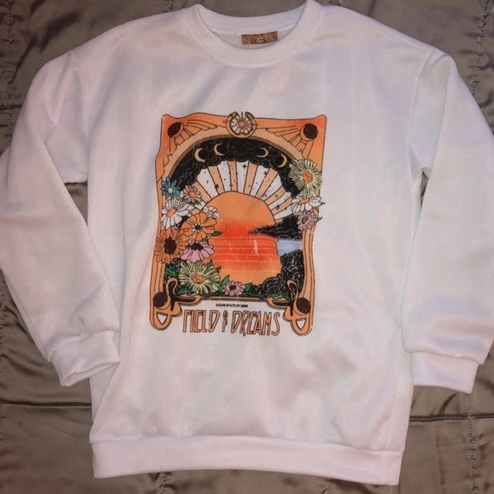 field of dreams tarot oversize sweatshirt
